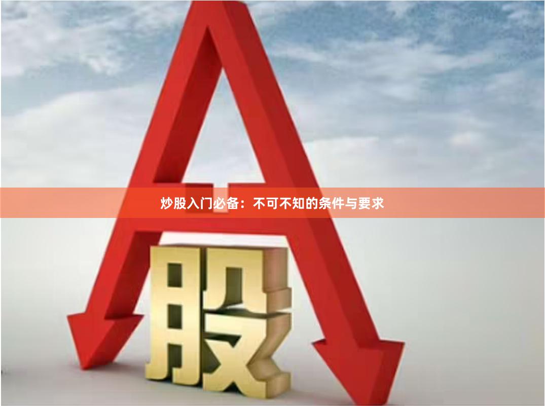 炒股入门必备：不可不知的条件与要求